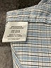 English Laundry Checkered-gingham Blue Long Sleeve Button-Down Shirt Size 10 - photo 4