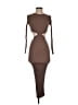 Zara Brown Cocktail Dress Size S - photo 1