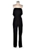 OOTD Fash 100% Polyester Solid Black Jumpsuit Size XS - photo 1