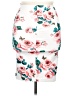Assorted Brands Floral White Casual Skirt Size XL - photo 1