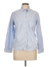 Indigo 100% Cotton Blue Long Sleeve Button-Down Shirt Size UK 14 / US 10 - photo 1
