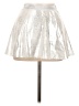 Mia Metallic Silver Formal Skirt Size 6 - photo 1