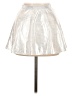 Mia Metallic Silver Formal Skirt Size 6 - photo 2