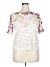 Karen Scott Ivory White Short Sleeve Top Size XL (estimated) - photo 1