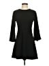 Lulus Solid Black Casual Dress Size S - photo 1