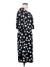 Cooper & Ella 100% Polyester Floral Blue Casual Dress Size XS - photo 4