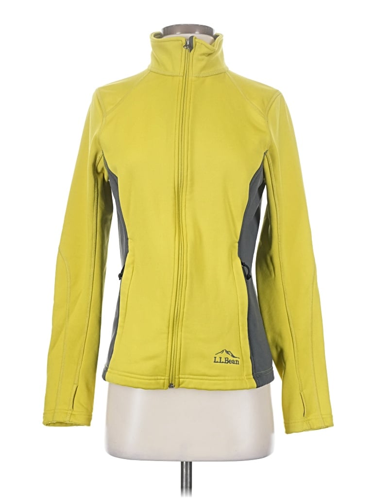 Pre-owned L.l.bean Cardigan Sweater In Yellow