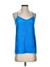 Tibi 100% Silk Blue Sleeveless Top Size 2 - photo 1