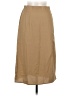 Vila 100% Polyester Solid Tan Casual Skirt Size EU 38 / US 8 - photo 1
