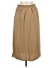 Vila 100% Polyester Solid Tan Casual Skirt Size EU 38 / US 8 - photo 2