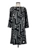 Muse Chevron-herringbone Gray Casual Dress Size 4 - photo 1