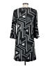 Muse Chevron-herringbone Gray Casual Dress Size 4 - photo 2