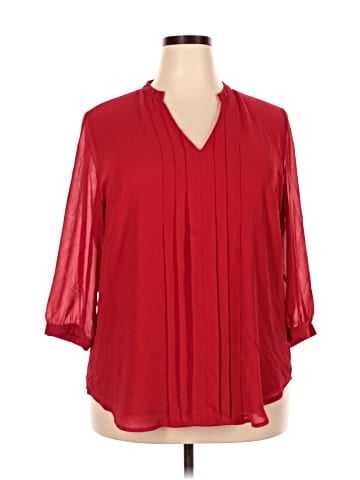 Modamix 3/4 Sleeve Blouse (view 1)