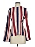 BCBGMAXAZRIA 100% Polyester Stripes Burgundy Long Sleeve Blouse Size XXS - photo 1