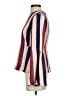 BCBGMAXAZRIA 100% Polyester Stripes Burgundy Long Sleeve Blouse Size XXS - photo 5