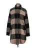 BB Dakota by Steve Madden Checkered-gingham Gray Coat Size XS - photo 1