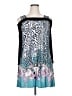 Come N See Animal Print Blue Cocktail Dress Size 1X - photo 1