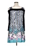 Come N See Animal Print Blue Cocktail Dress Size 1X - photo 2