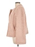 Ecru 100% Polyester Pink Faux Fur Jacket Size L - photo 5