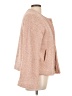 Ecru 100% Polyester Pink Faux Fur Jacket Size L - photo 4
