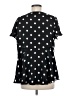 Torrid Polka Dots Black Short Sleeve Blouse Size Med Plus (00) - photo 2