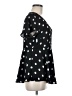Torrid Polka Dots Black Short Sleeve Blouse Size Med Plus (00) - photo 4