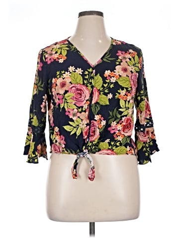 Unique Spectrum 3/4 Sleeve Blouse (view 1)