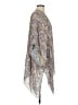 J.Jill 100% Viscose Gray Pink Kimono Size Sm - Lg - photo 4