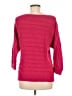 Soho Chevron-herringbone Pink Pullover Sweater Size M - photo 2