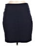 Express Solid Black Blue Formal Skirt Size 8 - photo 1