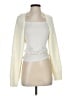 Shein 100% Acrylic Ivory Cardigan Size 4 - photo 1