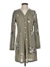 Saints + Secrets Floral Tan Gray Cardigan Size S - photo 1