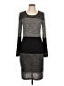 Max Studio Gray Casual Dress Size L - photo 1