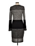 Max Studio Gray Casual Dress Size L - photo 2