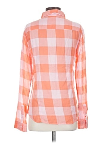 Garnet Hill Long Sleeve Button-Down Shirt (view 2)