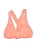 SAHA Solid Orange Swimsuit Top Size L - photo 1
