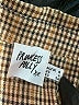 Princess Polly Houndstooth Brown Long Sleeve Blouse Size 4 - photo 7