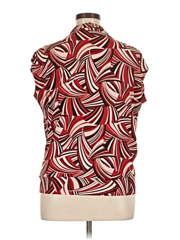New York & Company Short Sleeve Blouse (view 2)
