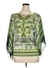 Energie 100% Polyester Green 3/4 Sleeve Blouse Size XL - photo 1