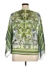 Energie 100% Polyester Green 3/4 Sleeve Blouse Size XL - photo 2