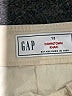 Gap Solid Ivory Khakis Size 12 - photo 3