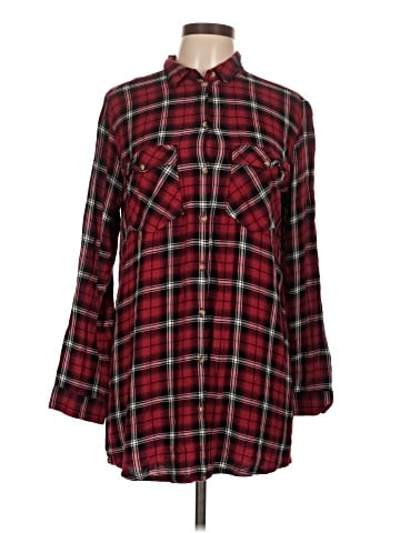 Divided by H&M Long Sleeve Button-Down Shirt (view 1)