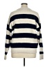 On 34th 100% Recycled Polyester Stripes Ivory Pullover Sweater Size XL - photo 2