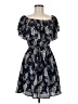 Lush 100% Polyester Paisley Blue Casual Dress Size M - photo 1