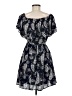 Lush 100% Polyester Paisley Blue Casual Dress Size M - photo 2