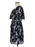 Lush 100% Polyester Paisley Blue Casual Dress Size M - photo 5