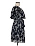 Lush 100% Polyester Paisley Blue Casual Dress Size M - photo 4