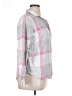 Stylus Plaid Gray Long Sleeve Button-Down Shirt Size XL - photo 4