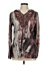Christopher & Banks Burgundy Long Sleeve Blouse Size M - photo 1