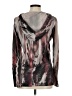 Christopher & Banks Burgundy Long Sleeve Blouse Size M - photo 2